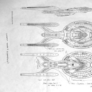 Enterprise-E Schematic – Star Trek: Nemesis (2002)