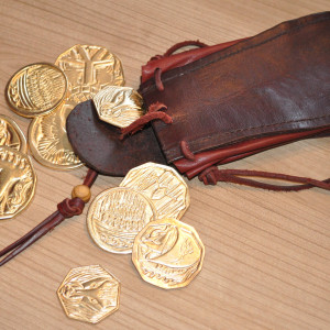 hobbit tobacco pouch YourProps Handmade for durability Leather Tobacco Pouch With Pyrography.
