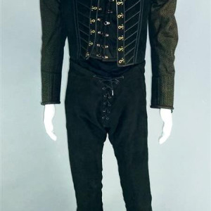 Carlo's screen worn stunt costume with shirt, pants, vest, and jacket – Da Vinci's Demons (2013)