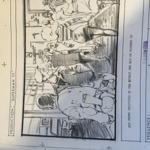 original Storyboard – Superman III (1983)