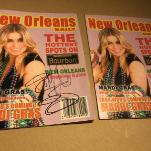 New Orleans daily magazines 1 autographed – Mardi Gras: Spring Break (2011)