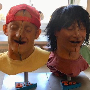 Robot Bill & Ted Screen Used Masks – Bill & Ted's Bogus Journey (1991)
