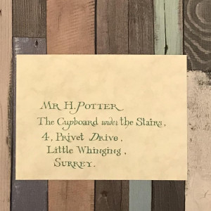 Hogwarts acceptance letter – Harry Potter and the Chamber of Secrets (2002)