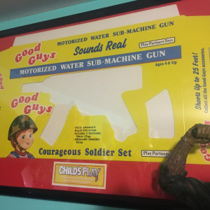 Production made Good Guys Water Machine Gun Box – Child's Play (1988)