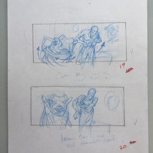 Original storyboard – Titan A.E. (2000)
