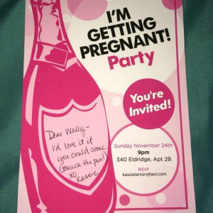 Pregnancy Party Invitation – The Switch (2010)