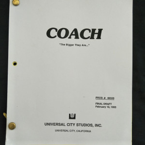 Script Final Draft: The Bigger They Are – Coach (1989)