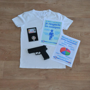 French Police Nationale id card and badge. – Taxi 5 (2018)