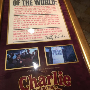 Dear People Of The World Poster – Charlie and the Chocolate Factory (2005)