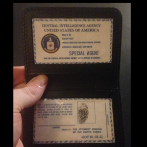 C.I.A. Federal Credentials Prop CSM – The X-Files (1993)