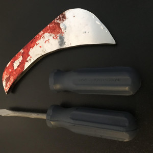 Michael & Cyclops mirror shard & screwdriver