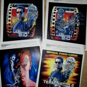 Terminator 2 3D concept artwork – T2 3-D: Battle Across Time (1996)