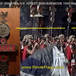 SPQR Eagle standard, flag – Ben-Hur (1959)