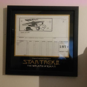 Production-Used Storyboard - Enterprise Banks (187A) – Star Trek II: The Wrath of Khan (1982)