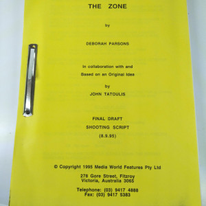 Final Draft Shooting Script – Zone 39 (1996)