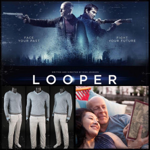 Old Joe's (Bruce Willis) Casual Clothes – Looper (2012)