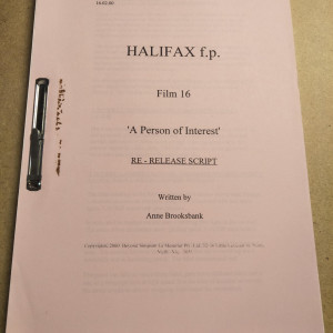 Re-Release Script A Person Of Interest – Halifax f.p. (1994)