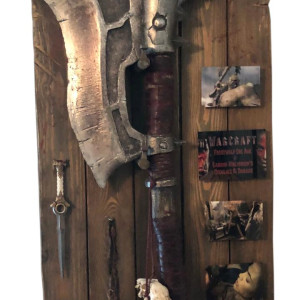 Frostwolf Orc Axe, Garona’s Dagger, and Tusk Necklace – Warcraft (2016)