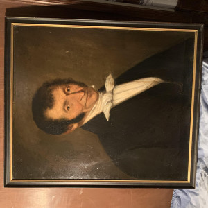 “Handsome Man” portrait from Aunt March house set. – Little Women (2019)