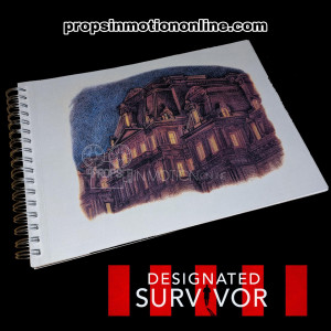 Sasha (Jamie Clayton) sketchbook – Designated Survivor (2016)