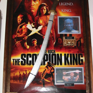 Memnon's stunt sword – The Scorpion King (2002)