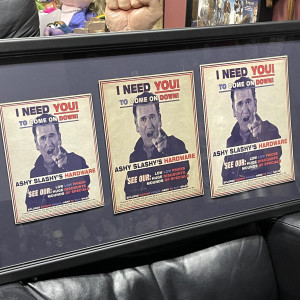Ashy Slashy hardware store flyers – Ash vs Evil Dead (2015)
