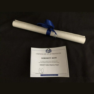 Screen used Diploma. – Sorority Row (2009)