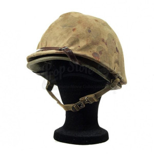 Robert "Lucky" Leckie's (James Badge Dale) USMC Peleliu Blood Spattered Hero Metal Helmet – The Pacific (2010)