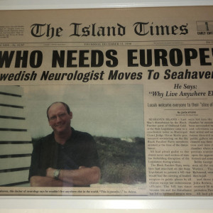 “Who needs Europe! “ Newspaper – The Truman Show (1998)