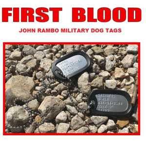 John Rambo Military Dog Tags Prop – First Blood (1982)