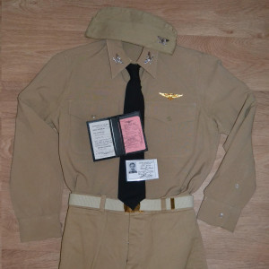 U.S. Naval Aviator credentials and Flighting certificate – Midway (1976)