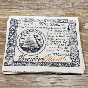 Counterfeit money – TURN: Washington's Spies (2014)