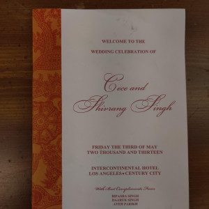 Cece's Wedding Program – New Girl (2011)