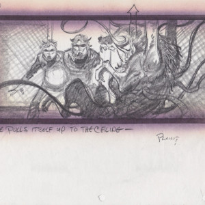 Original Hand-Drawn Storyboard – The Thing (1982)