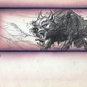 Original Hand-Drawn Design Storyboard – The Thing (1982)
