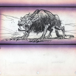 Original Hand-Drawn Design Storyboard – The Thing (1982)