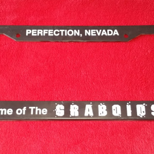 Home Of Graboids Screen Used License Plate Movie Prop – Tremors 3: Back to Perfection (2001)