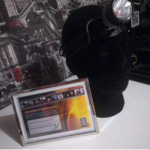 Sean's headlamp – Journey to the Center of the Earth (2008)