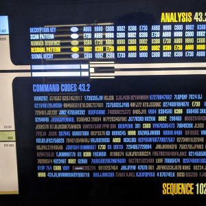 Enterprise Bridge LCARS panel – Star Trek: The Next Generation (1987)
