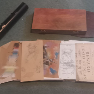 Hero artist materials and sketches – Around the World in 80 Days (2004)