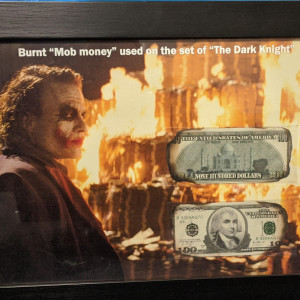 Burned banknotes – The Dark Knight (2008)