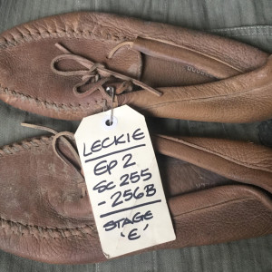 Robert “Lucky” Leckie’s Guadalcanal moccasins – The Pacific (2010)