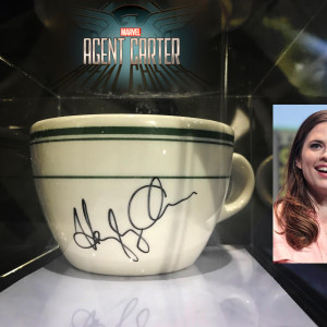 Prop coffee cup used in the L & L Automat diner, signed by Hayley Atwell. – Agent Carter (2015)