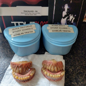Screen worn Goblin guard teeth – True Blood (2008)