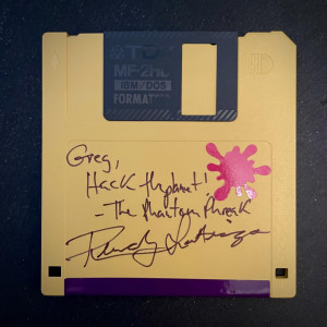 Da Vinci Virus Garbage File Floppy Disk – Hackers (1995)