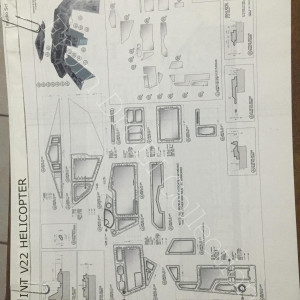 V22 Helicopter interior production art – Resident Evil: Retribution (2012)