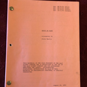 Script by Steve Martin – A Simple Twist of Fate (1994)