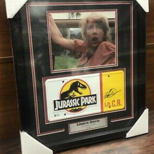 Licence plate signed – Jurassic Park (1993)
