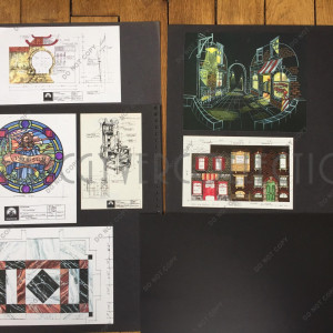 Halloween Knights Original Production Used  Artworks Copies – MacGyver (1985)