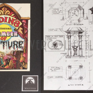 The Legend Of The Holy Rose Original Production Used Artworks Copies And Original Pics From The Set. – MacGyver (1985)